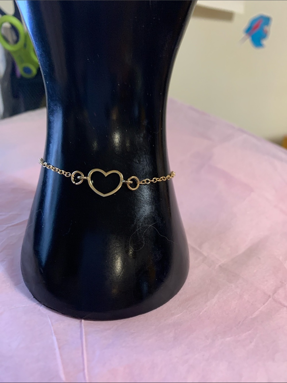 Gold-Tone Heart Link Bracelet - Women Jewelry